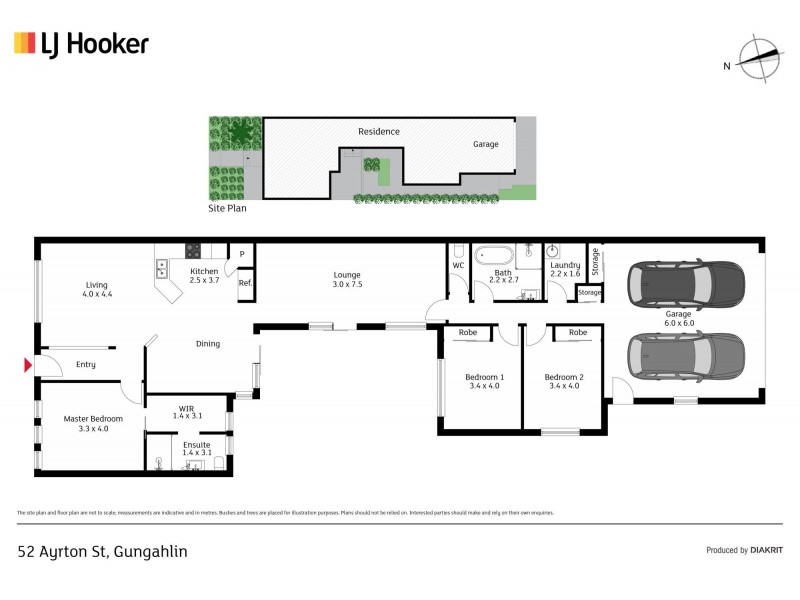 52 Ayrton Street, Gungahlin ACT 2912 Floorplan
