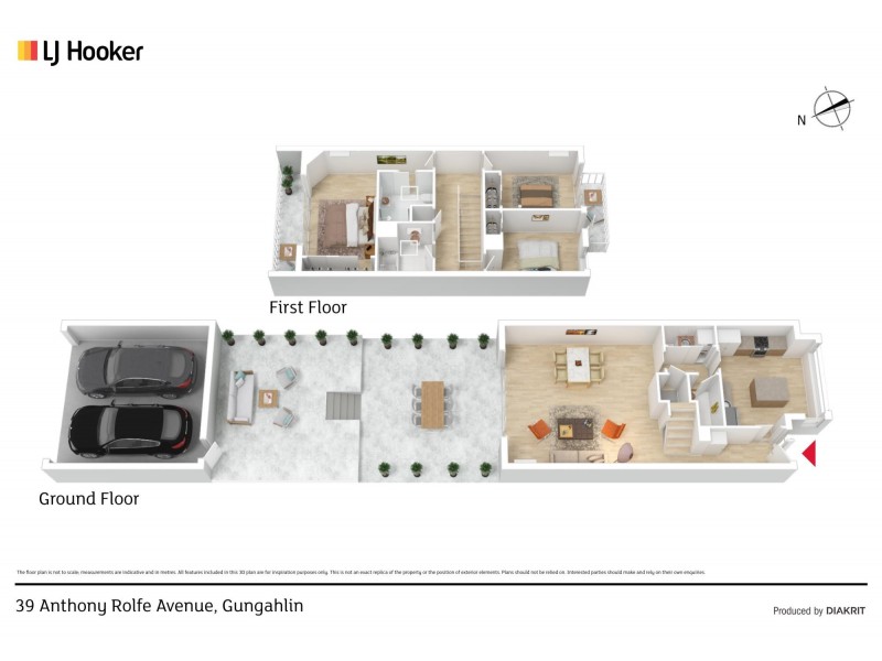 39 Anthony Rolfe Avenue, Gungahlin ACT 2912 Floorplan