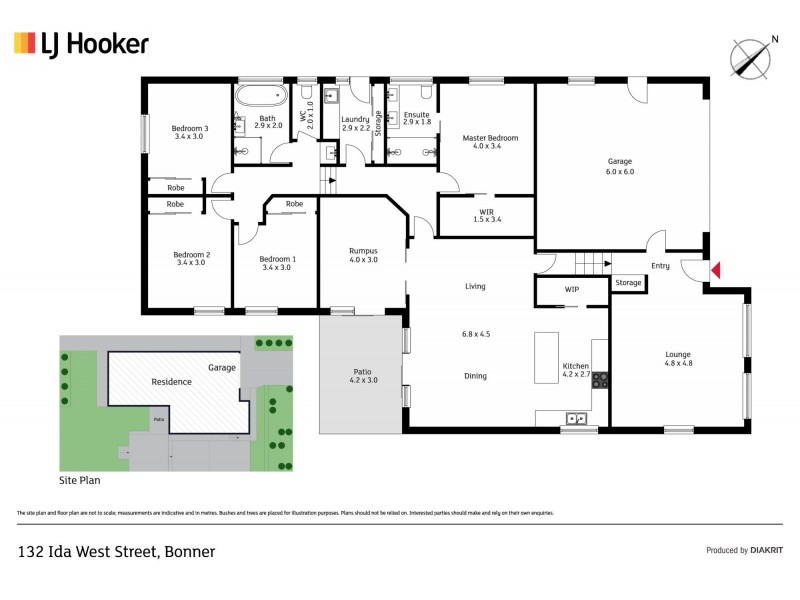 132 Ida West Street, Bonner ACT 2914 Floorplan