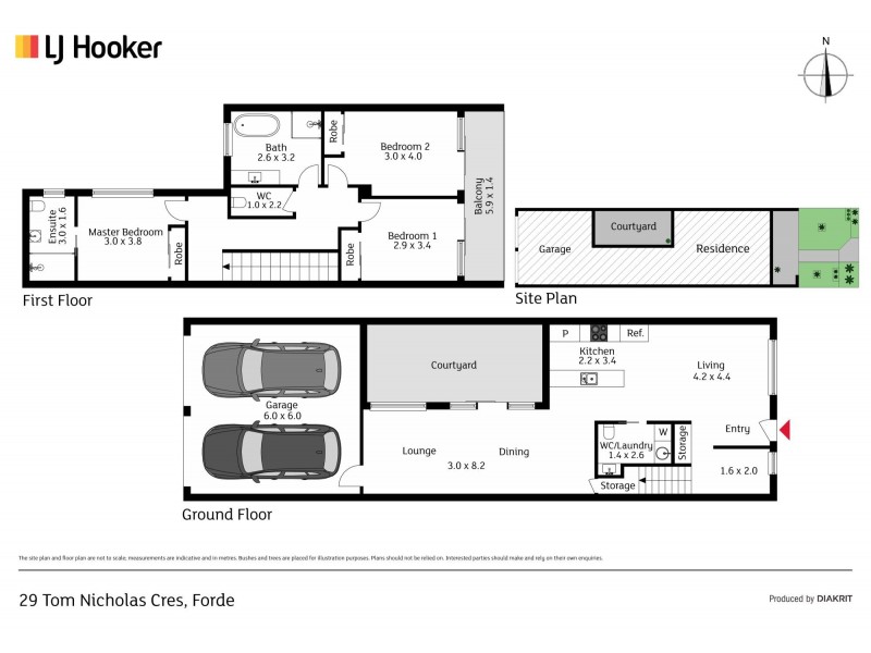 29 Tom Nicholas Crescent, Forde ACT 2914 Floorplan