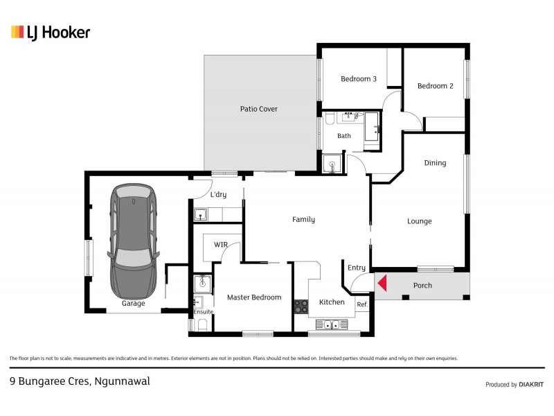 9 Bungaree Crescent, Ngunnawal ACT 2913 Floorplan