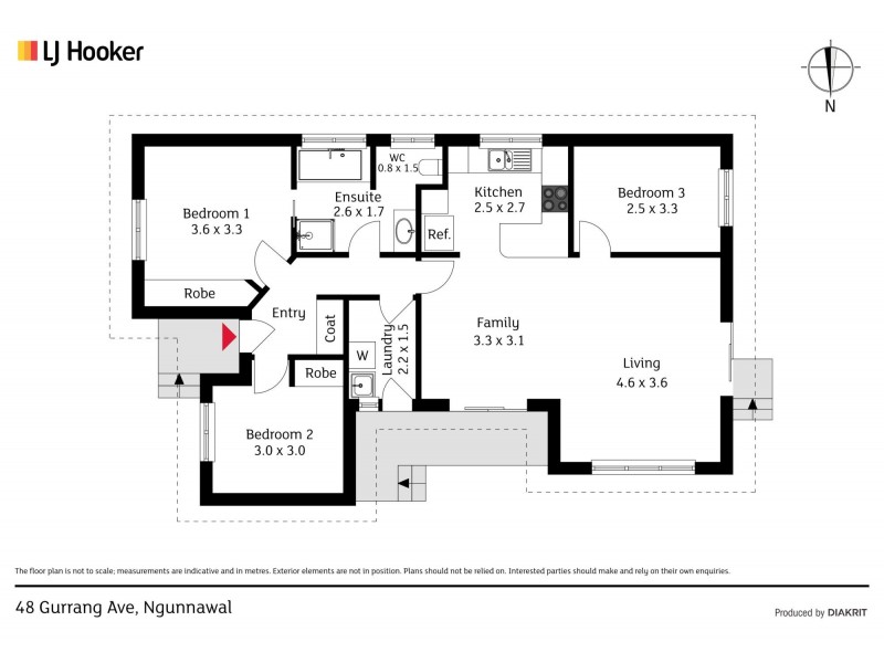 48 Gurrang Avenue, Ngunnawal ACT 2913 Floorplan