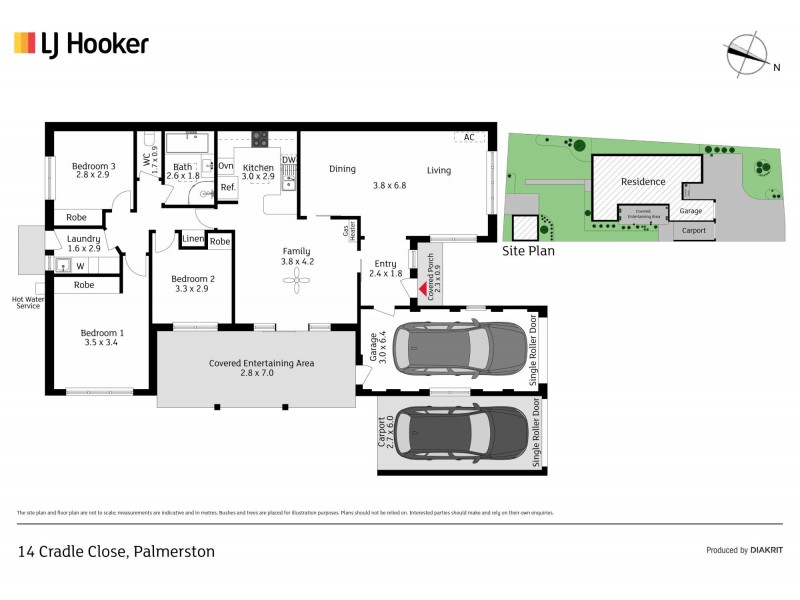 14 Cradle Close, Palmerston ACT 2913 Floorplan