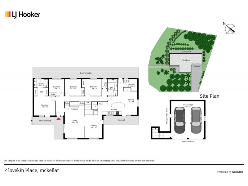 2 Lovekin Place, Mckellar ACT 2617 Floorplan