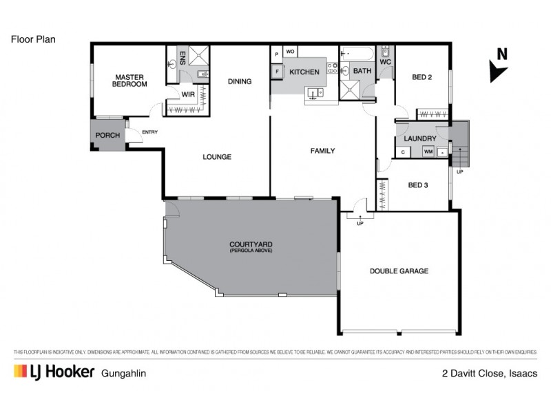 2 Davitt Close, Isaacs ACT 2607 Floorplan