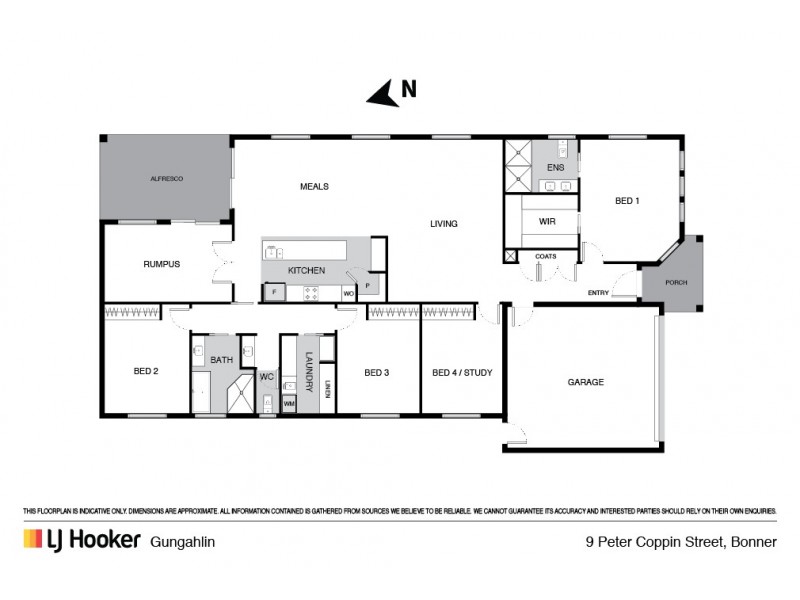 9 Peter Coppin Street, Bonner ACT 2914 Floorplan