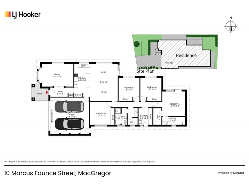 10 Marcus Faunce Street, Macgregor ACT 2615 Floorplan
