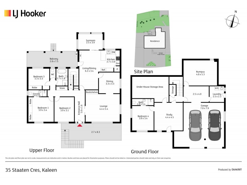 35 Staaten Crescent, Kaleen ACT 2617 Floorplan