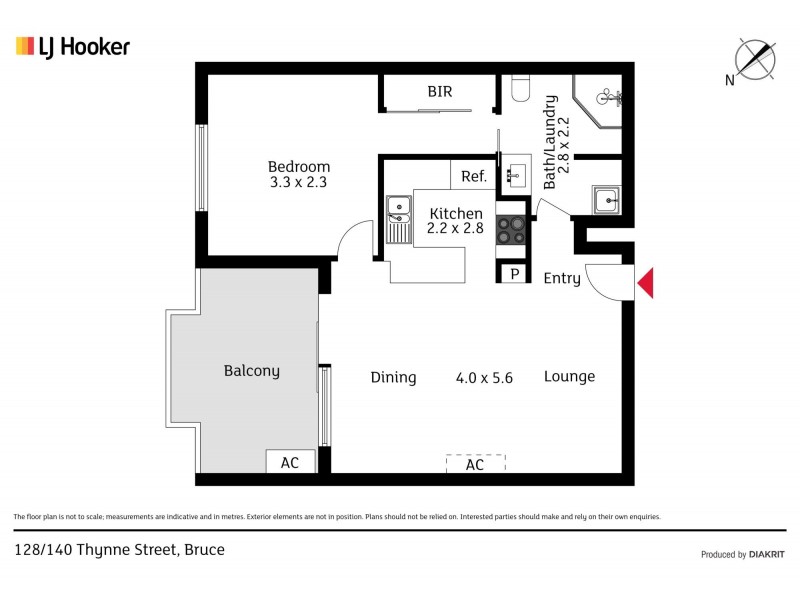 128/140 Thynne Street, Bruce ACT 2617 Floorplan