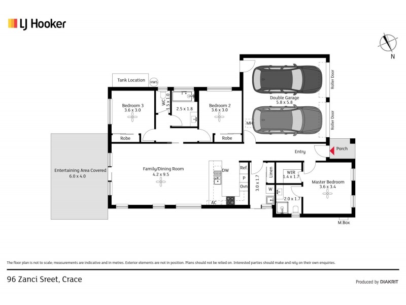 96 Zanci Street, Crace ACT 2911 Floorplan
