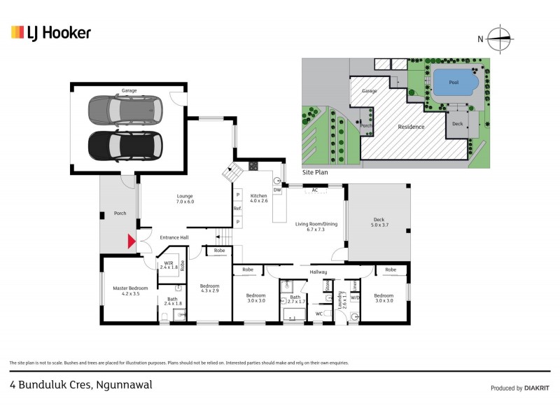 4 Bunduluk Crescent, Ngunnawal ACT 2913 Floorplan