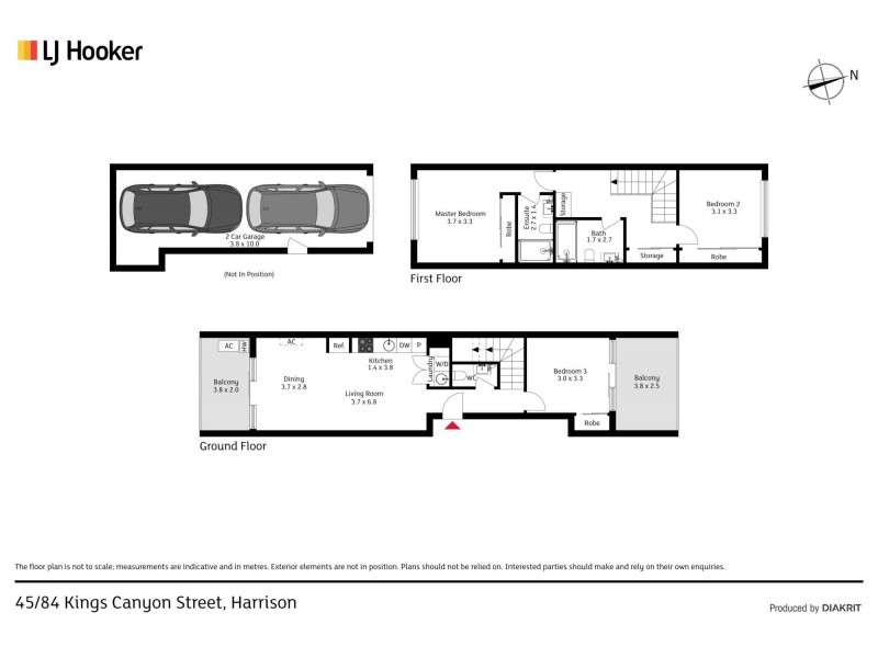 45/84 Kings Canyon Street, Harrison ACT 2914 Floorplan