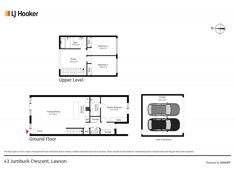 43 Jumbuck Crescent, Lawson ACT 2617 Floorplan