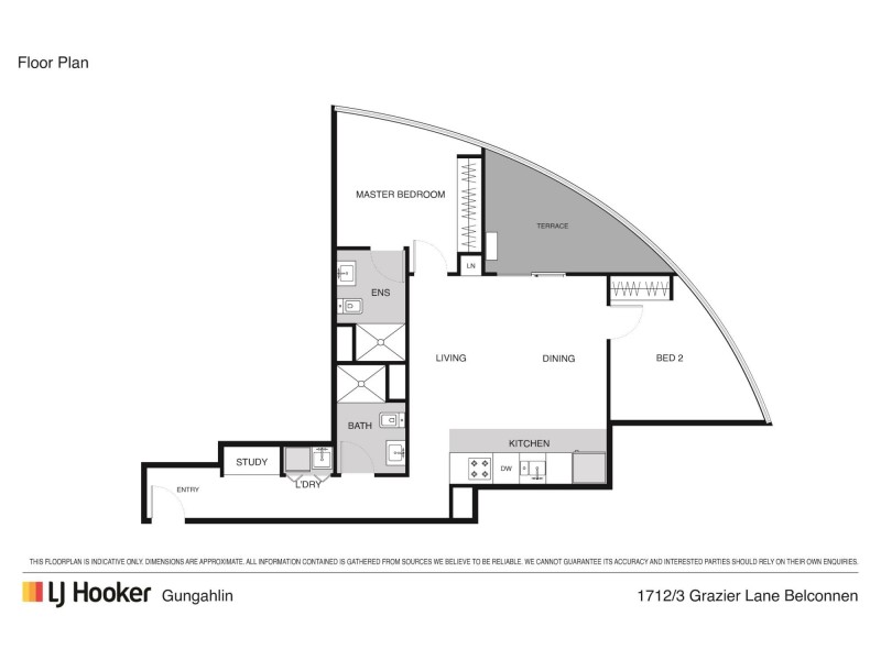 1712/3 Grazier Lane, Belconnen ACT 2617 Floorplan