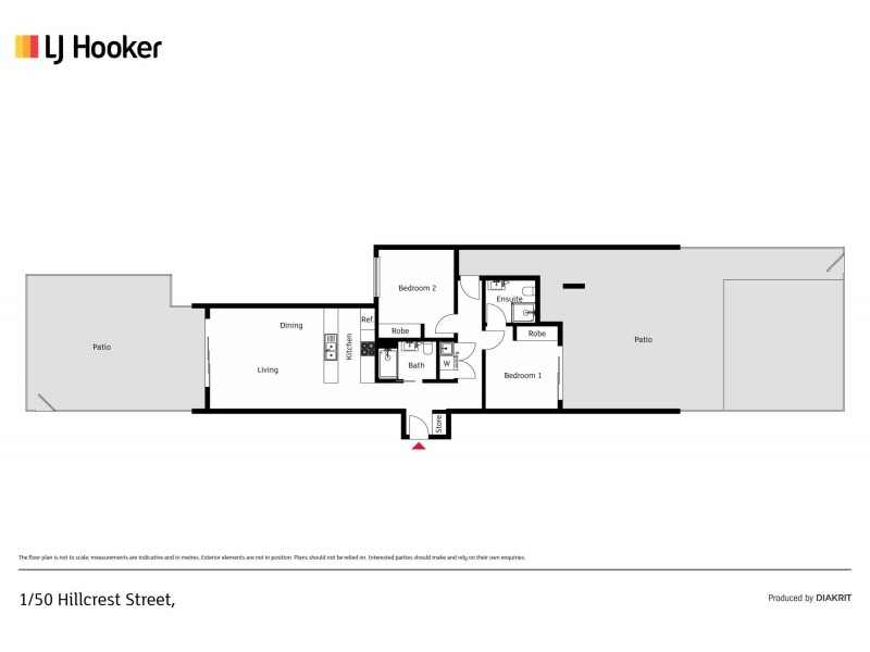 1/50 Hillcrest Street, Crace ACT 2911 Floorplan