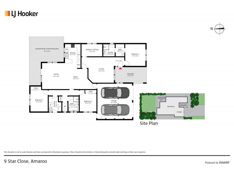9 Star Close, Amaroo ACT 2914 Floorplan