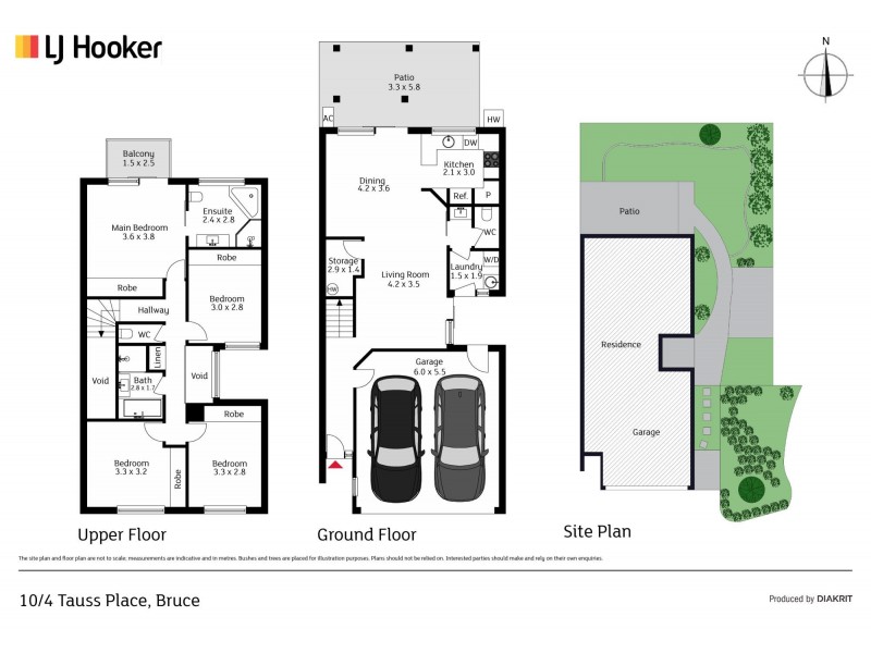 10/4 Tauss Place, Bruce ACT 2617 Floorplan