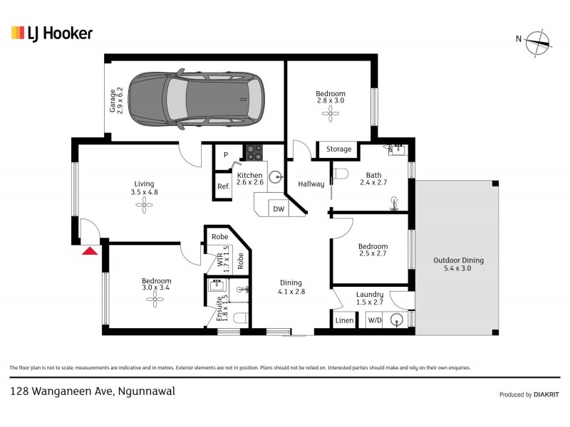 128 Wanganeen Avenue, Ngunnawal ACT 2913 Floorplan