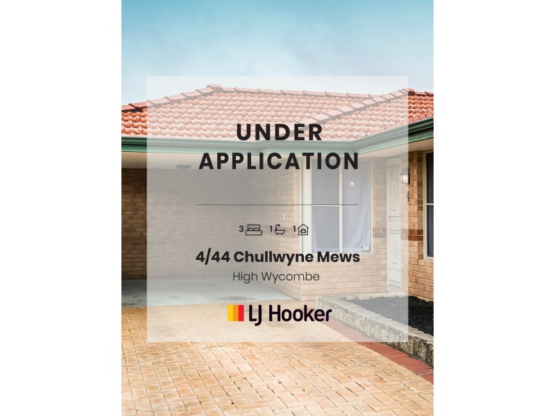 4/44 Chullwyne Mews, High Wycombe WA 6057