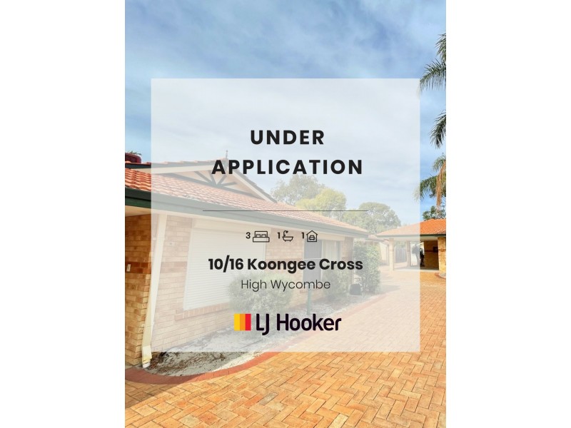 10/16 Koongee Cross, High Wycombe WA 6057