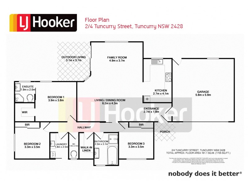 2/4 Tuncurry Street, Tuncurry NSW 2428 Floorplan