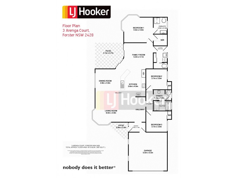 3 Arenga Court, Forster NSW 2428 Floorplan