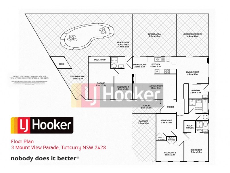 3 Mount View Parade, Tuncurry NSW 2428 Floorplan