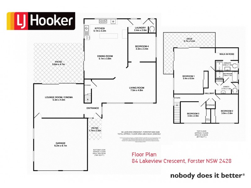 84 Lakeview Crescent, Forster NSW 2428 Floorplan
