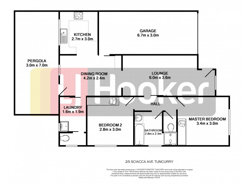 2/5 Sciacca Avenue, Tuncurry NSW 2428 Floorplan