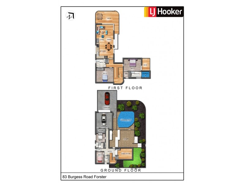 83 Burgess Road, Forster NSW 2428 Floorplan