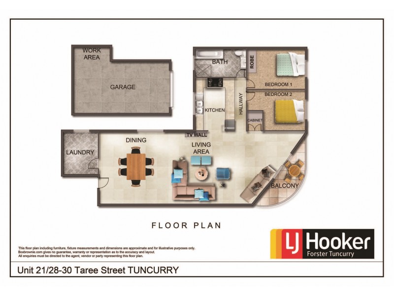Unit 21/28-34 Taree Street, Tuncurry NSW 2428 Floorplan
