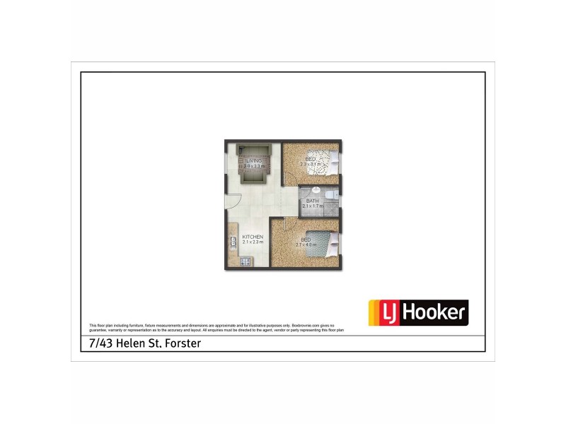 7/43 Helen Street, Forster NSW 2428 Floorplan