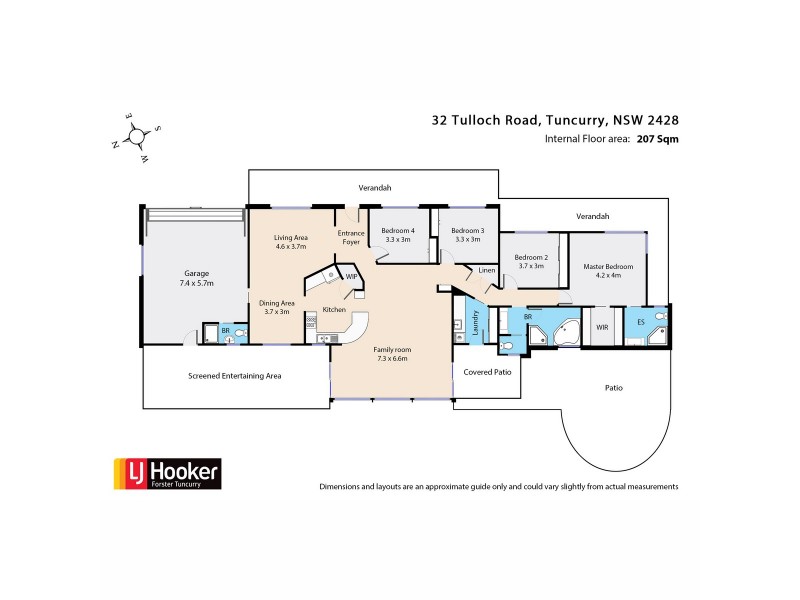 32 Tulloch Road, Tuncurry NSW 2428 Floorplan