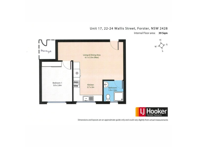 17/22-24 Wallis Street, Forster NSW 2428 Floorplan