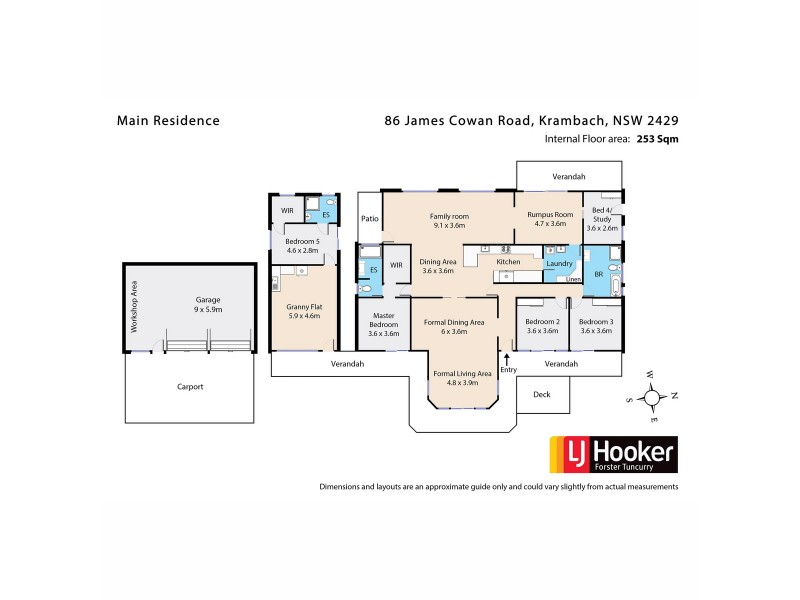 86 James Cowan Road, Krambach NSW 2429 Floorplan
