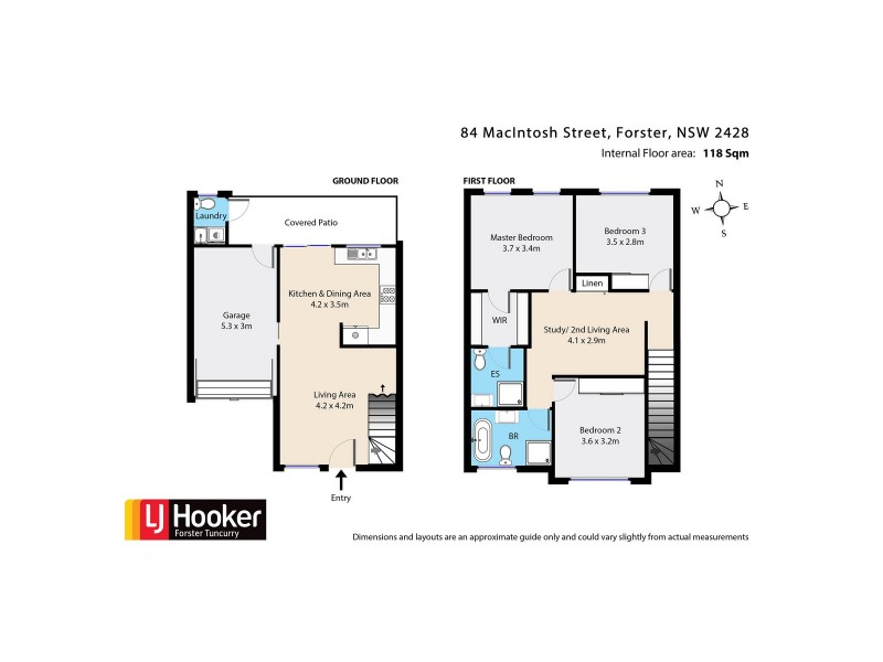 2/84 Macintosh Street, Forster NSW 2428 Floorplan
