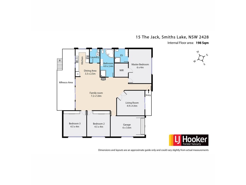 15 The Jack, Smiths Lake NSW 2428 Floorplan