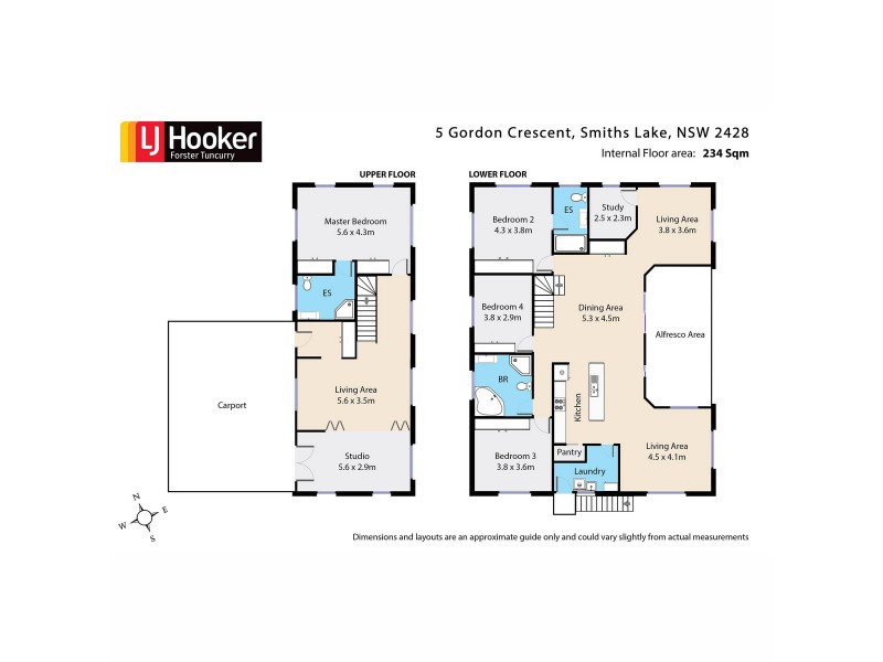 5 Gordon Crescent, Smiths Lake NSW 2428 Floorplan