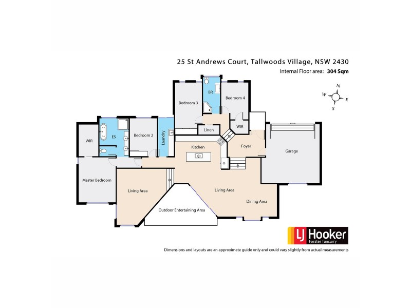 25 St Andrews Court, Tallwoods Village NSW 2430 Floorplan