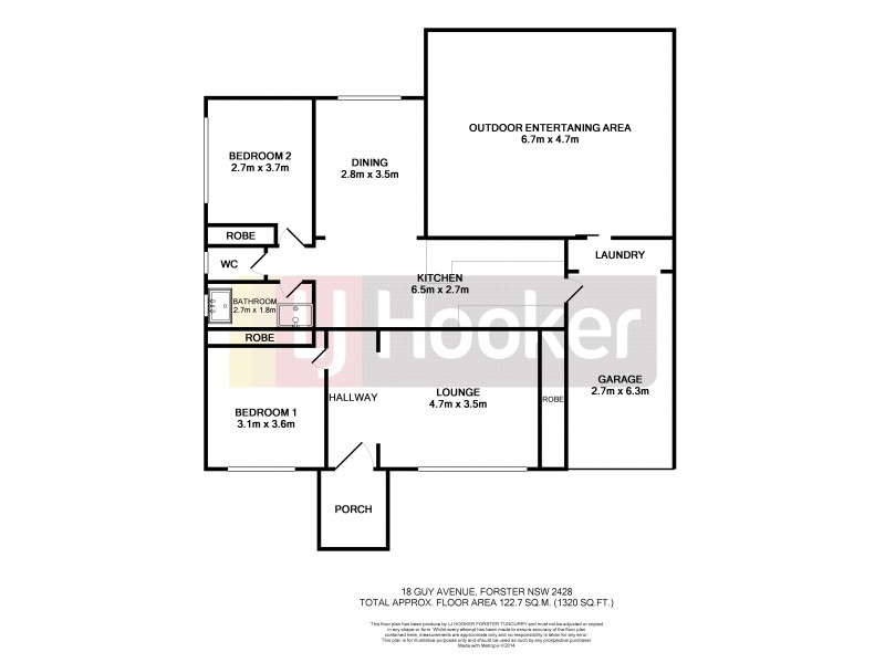 18 Guy Avenue, Forster NSW 2428 Floorplan