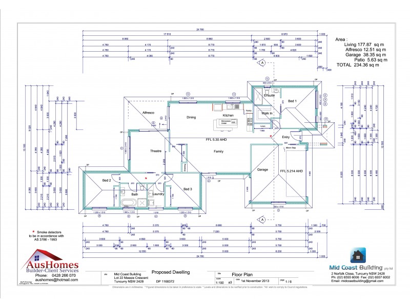 21 Massie Crescent, Tuncurry NSW 2428 Floorplan