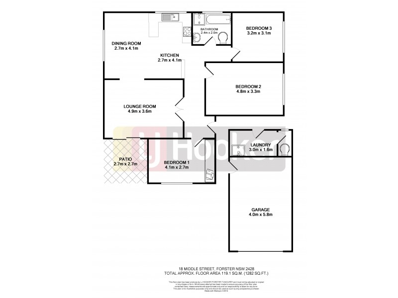 18 Middle Street, Forster NSW 2428 Floorplan