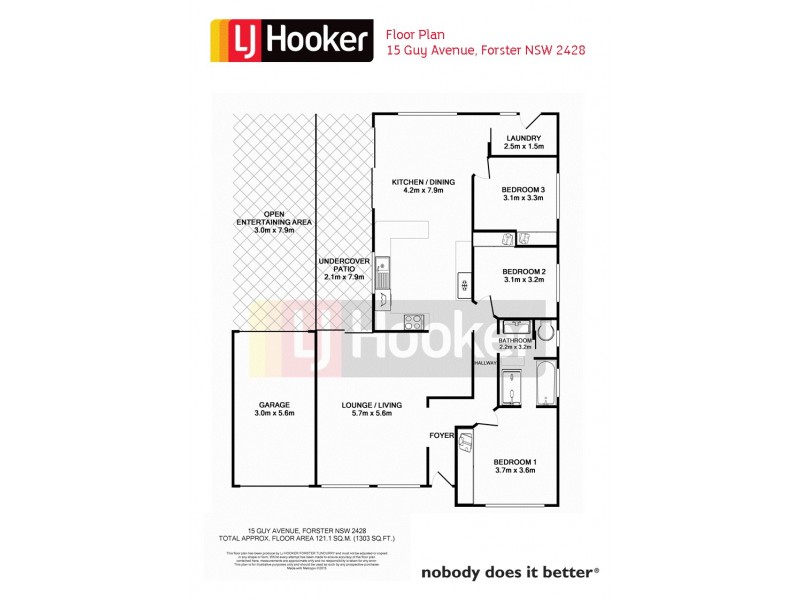 15 Guy Avenue, Forster NSW 2428 Floorplan