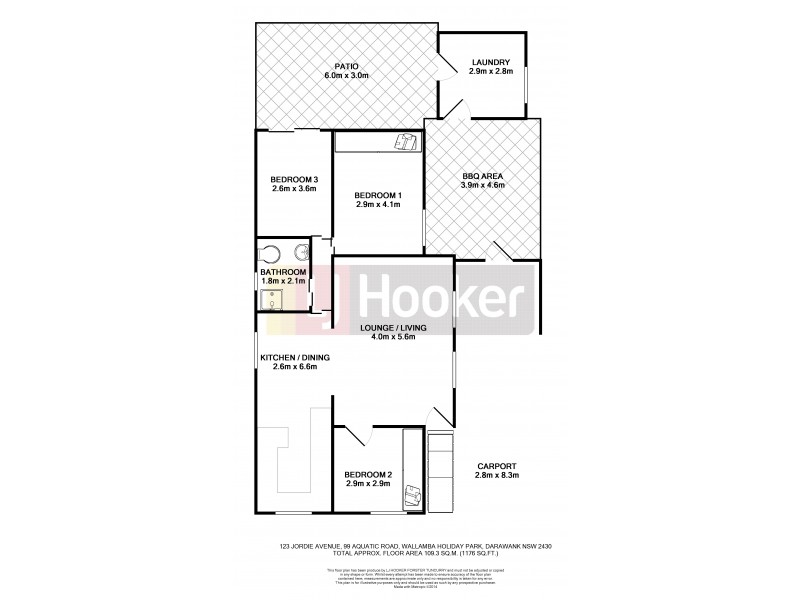123 Jordie Wallamba Holiday Park 99 Aquatic Road, Darawank NSW 2428 Floorplan