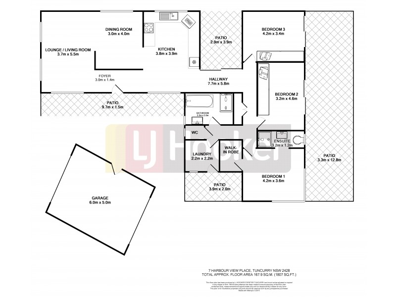7 Harbour View Place, Tuncurry NSW 2428 Floorplan