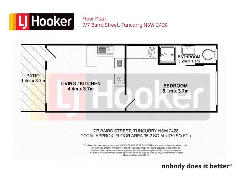 7/7 Baird Street, Tuncurry NSW 2428 Floorplan