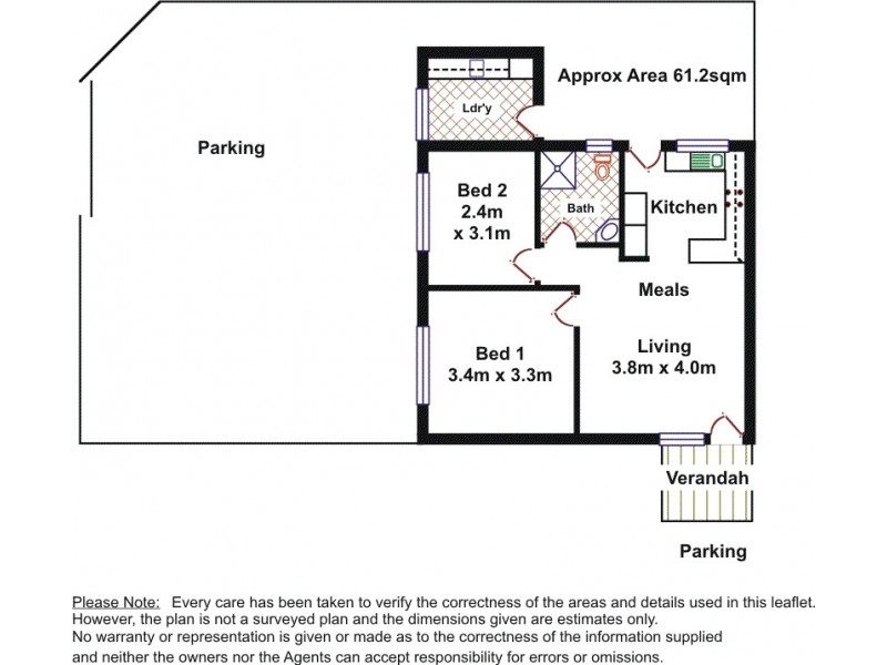 2 / 26 LEVI STREET, Woodville West SA 5011 Floorplan