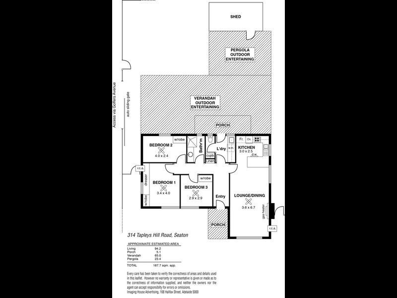 314 Tapleys Hill Road (Golfers ave. entry), Seaton SA 5023