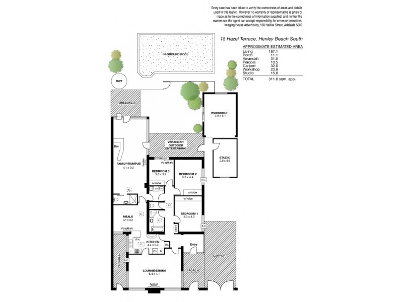 18 Hazel Terrace, Henley Beach South SA 5022 Floorplan