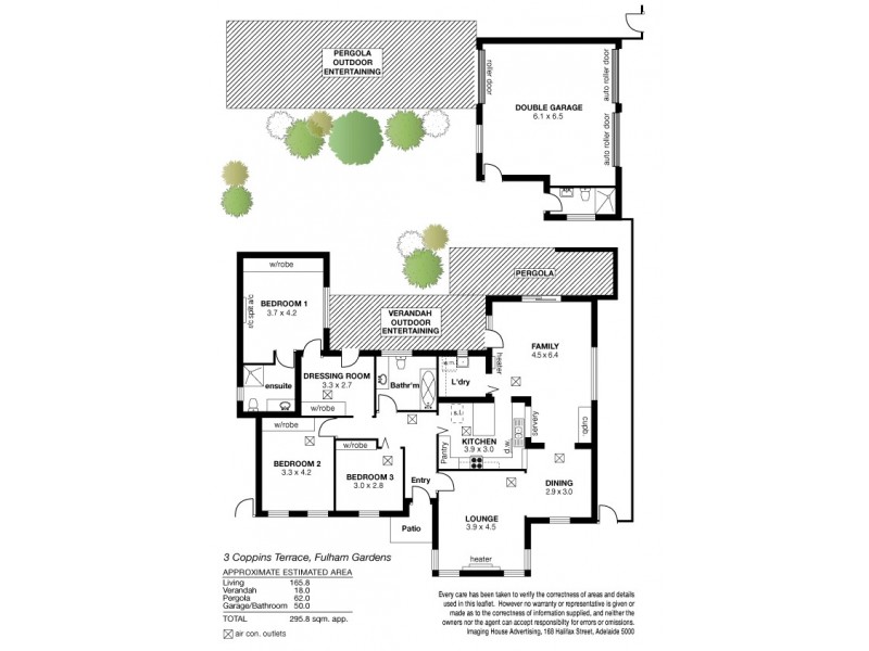 3 Coppins Terrace, Fulham Gardens SA 5024 Floorplan